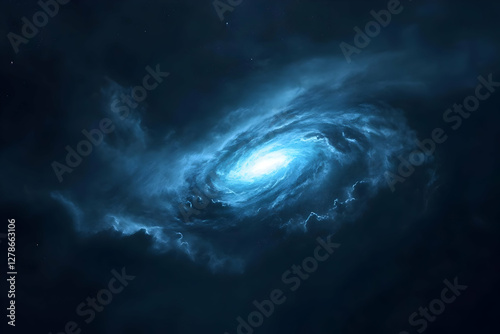 Cosmic Swirl Nebula Backgro...