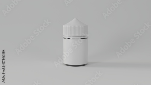 Foto Liquid Bottle 60 ml pointed cap front view