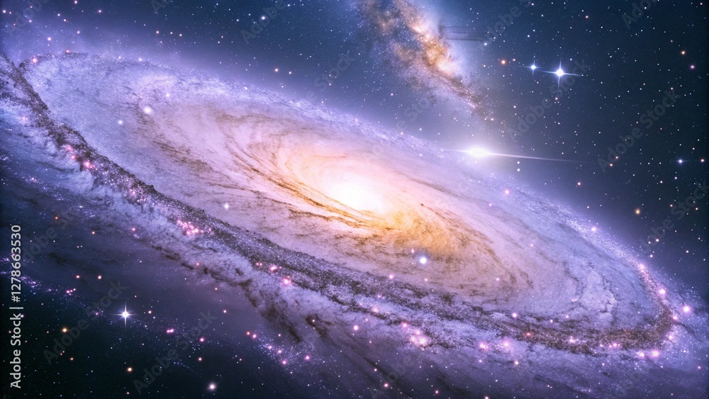 Fototapeta premium space galaxy in space