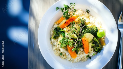 Delicious Vegetable Rice Dish - Healthy and Flavorful Meal