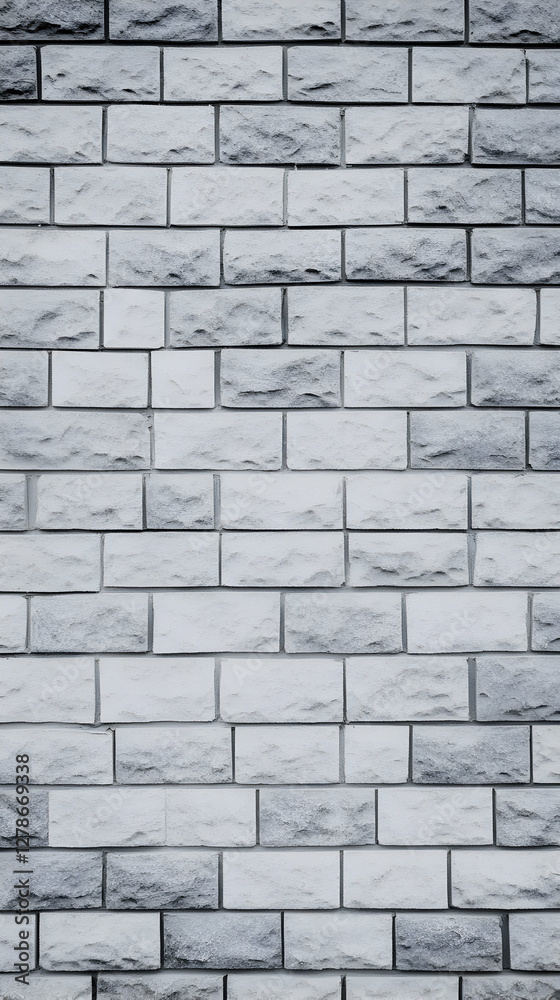 Naklejka premium White Brick Wall Texture Background Image