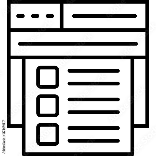Feed Icon Vector Element