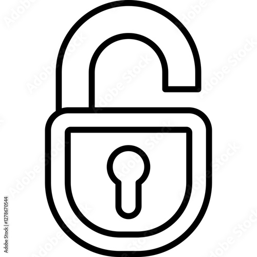 Unblock Icon Vector Element