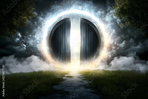 Mystic Doorway Fantasy Illu...
