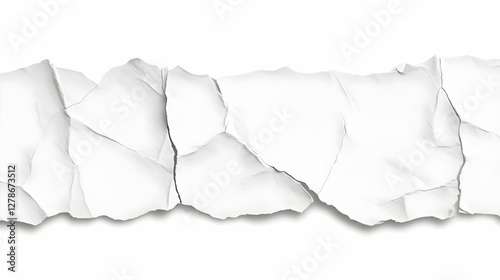 White Cracked Paper Texture...