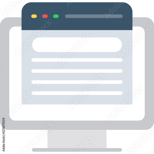 Browser Icon Vector Element