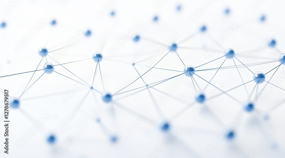 Modern Digital Network Background with Blue & Gold Tech Connections Modern Digital Network Background with Blue & Gold Tech Connections