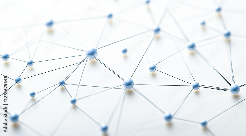 Modern Digital Network Background with Blue & Gold Tech Connections Modern Digital Network Background with Blue & Gold Tech Connections