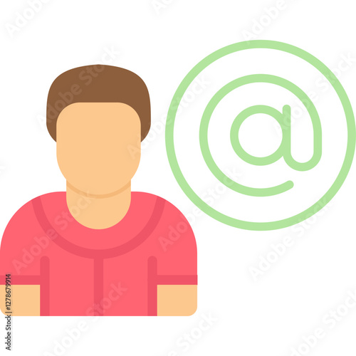 Mentions Icon Vector Element