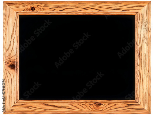 Rustic Wooden Frame Illustr...