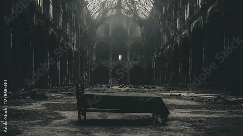 Ruined Cathedral Illustrati...