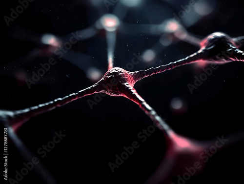 Neural Network 3D Illustration