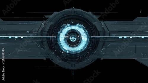 Futuristic Tech 3D Illustra...