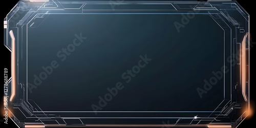 Abstract Tech Panel 3D Illu...