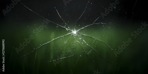 Shattered Glass Abstract Ba...