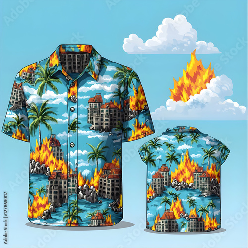Burning Buildings Tropical ...