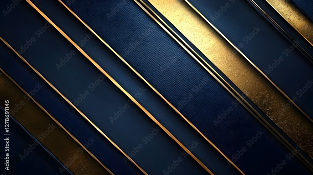 Sophisticated Luxury Business Background with Elegant Navy Blue and Golden Highlights Sophisticated Luxury Business Background with Elegant Navy Blue and Golden Highlights