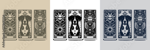 egyptian dog vector playing card tattoo design