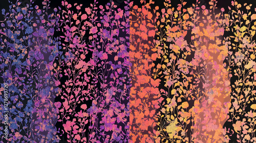 Vibrant Floral Illustration...