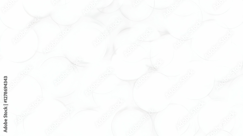 Fototapeta premium White Abstract Background Circles Illustration