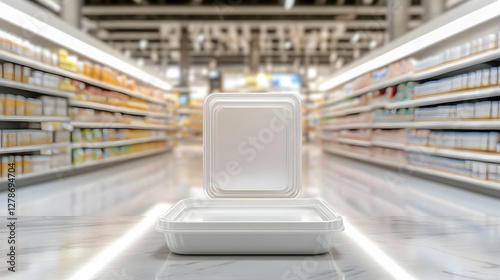 Empty Food Container in Sup...