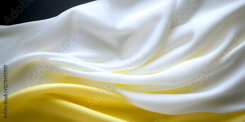 White and Yellow Fabric Dra...