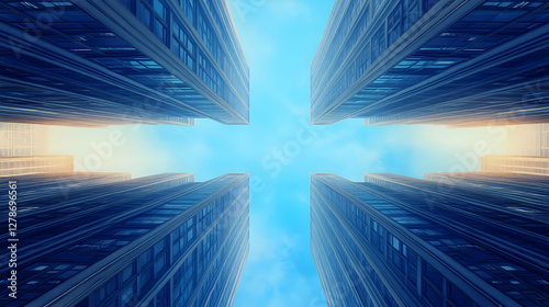 Cityscape Illustration: Sky...