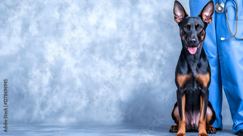 Veterinary Dog Illustration...