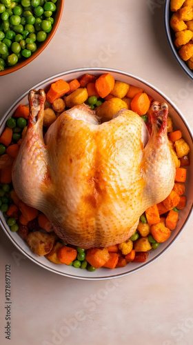 Roasted Chicken with Root V...