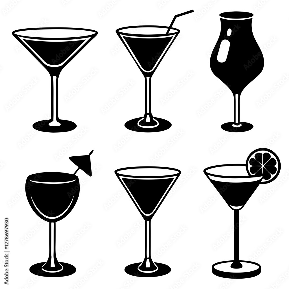set of drinks set of drinks