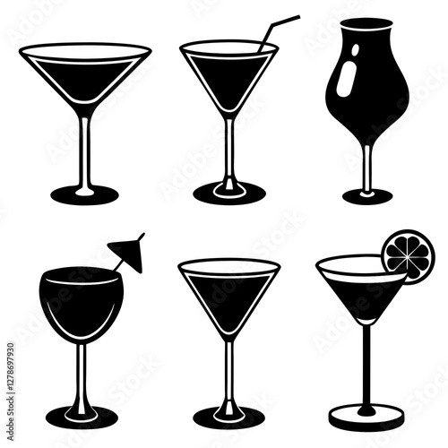 set of drinks