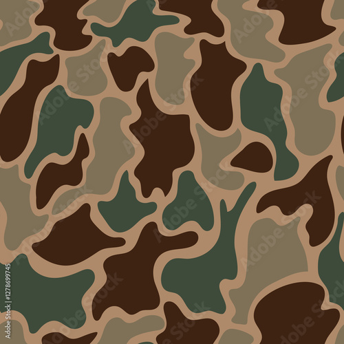 vector duck hunter camouflage design, camo pattern