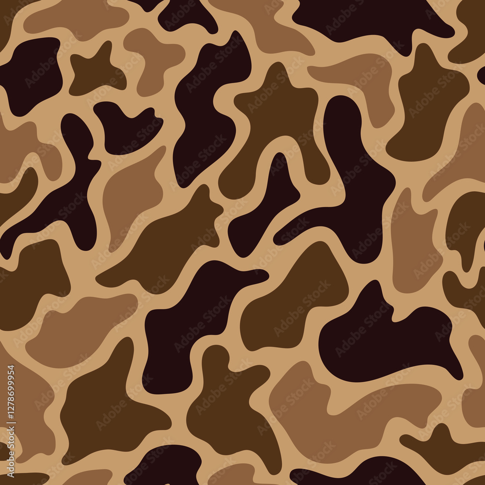 vector duck hunter camouflage design, camo pattern
