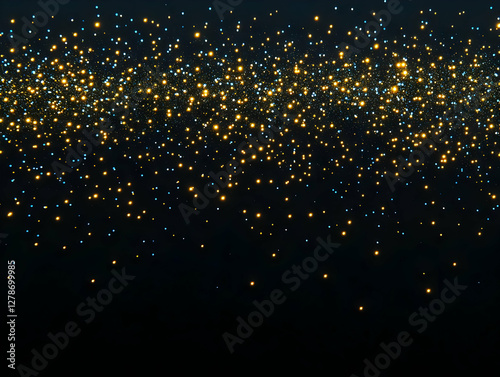 Golden and Blue Glitter Abs...