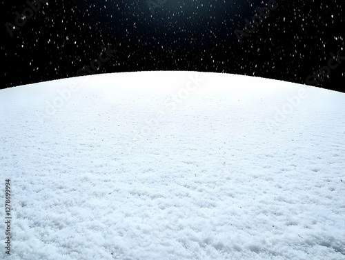 Snowy Landscape 3D Render