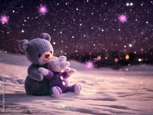 Winter Night Illustration: ...