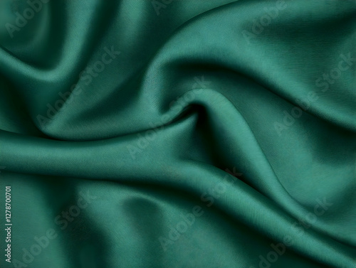 Teal Fabric Texture Abstrac...
