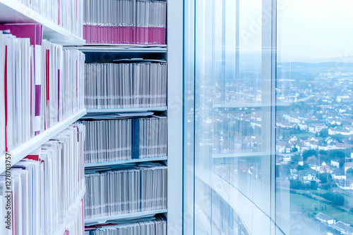 Office Files and City View ...