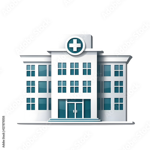 Modern Medical Facility Building