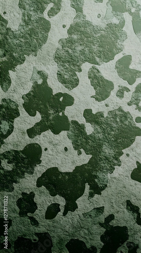 Abstract Green Camo Texture...