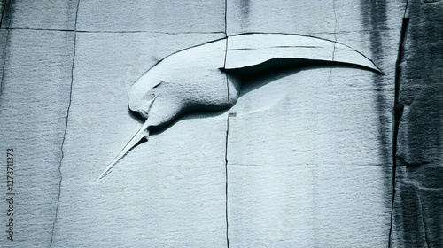 Stone Carving Bird Relief I...