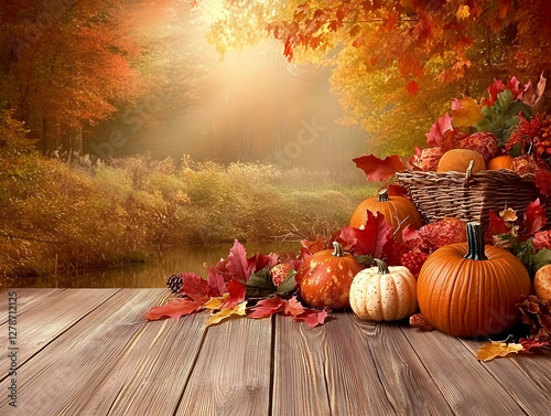 Autumn Harvest Illustration...