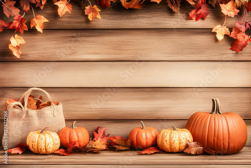Autumn Harvest Background W...