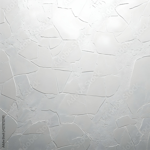Abstract Gray Cracked Textu...
