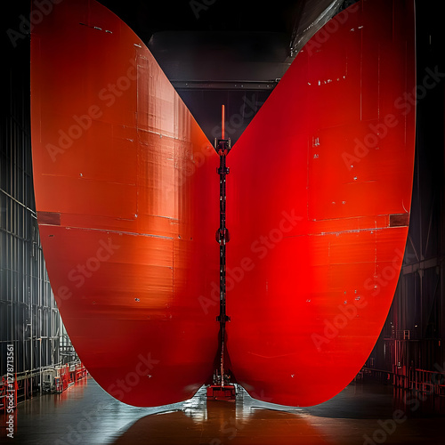 Red Vessel Stern, Industria...