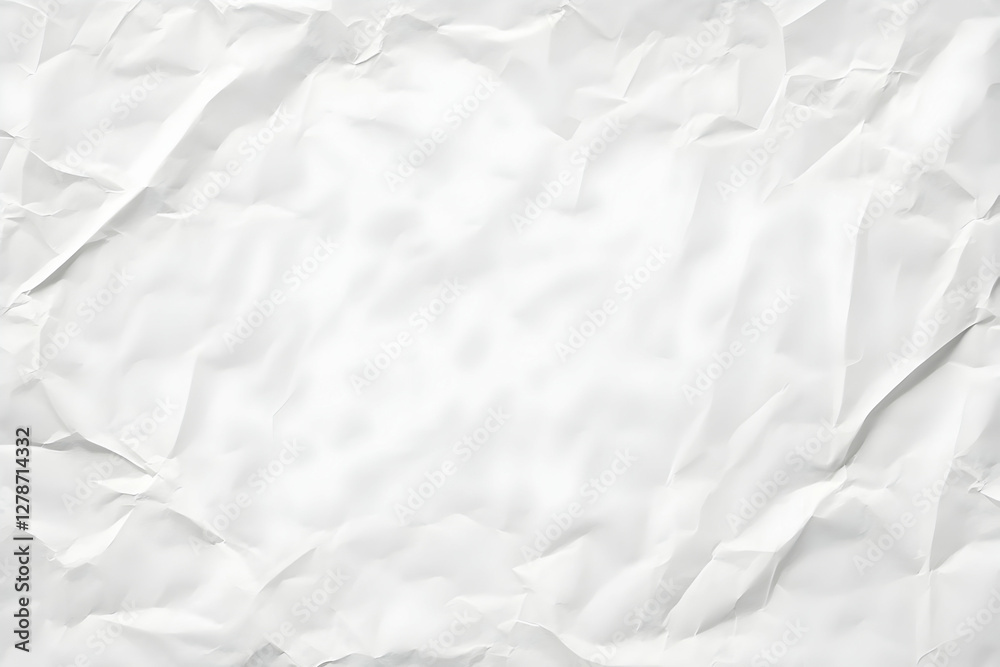 White Crumpled Paper Background Texture White Crumpled Paper Background Texture