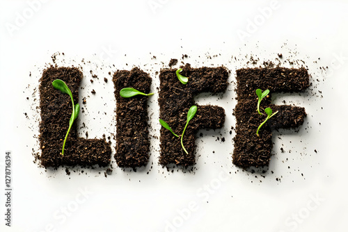 Soil Letters with Sprout Il...