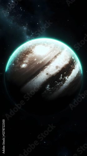 Gaseous Planet Illustration...
