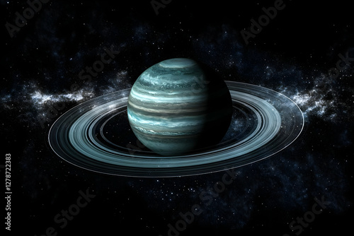 Cosmic Planet 3D Render