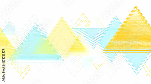 Abstract Background with Ye...